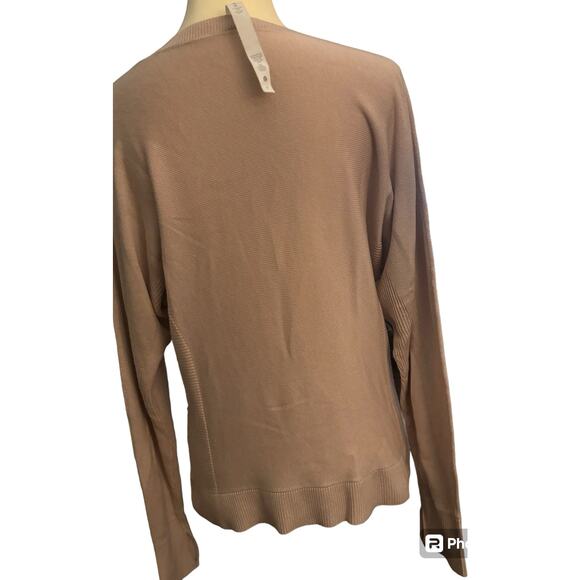 Lululemon Cashlu Knit Pullover in Oatmeal, Size 8 - Picture 2 of 4
